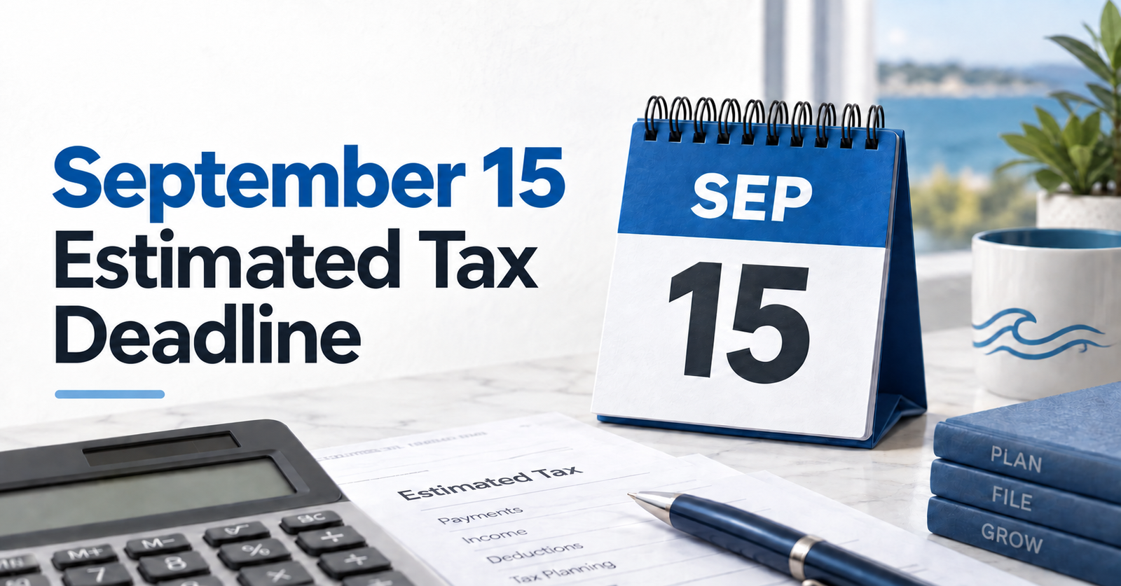 September 15 estimated tax deadline calendar for Port Washington taxpayers